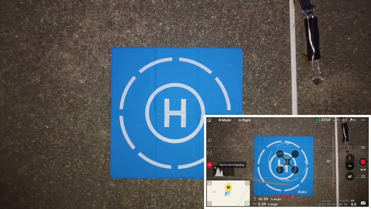 DJI Mini 5 Pro: Возврат домой в условиях низкой освещенности (RTH)