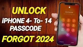 HOW TO UNLOCK IPHONE 4 TO 14 FORGOT PASSCODE 2023 ( UNLOCK IPHONE PASSWORD LOCK 2023 )