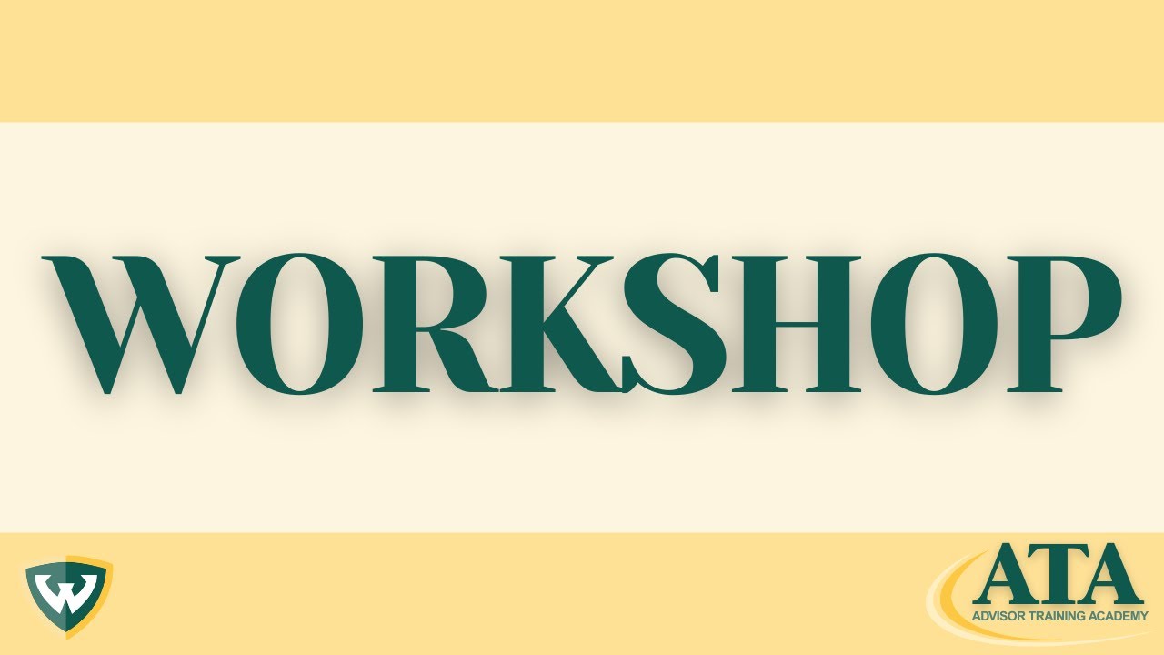 Writing and Using your Personal Philosophy of Advising (PPA) Workshop