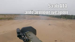 Saab AT4 Recoilless Anti-Armour  Weapon PoV Launch