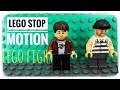 Lego stop motion lego fight