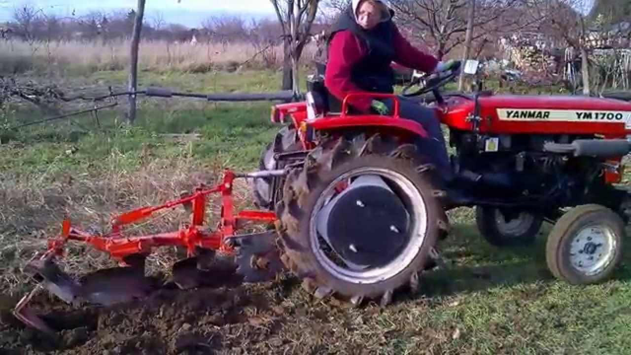 YANMAR YM 1700 Anita szánt--Girl & tractor