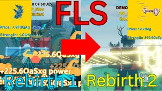 Getting the 2nd rebirth in Fast Lifting Simulator!