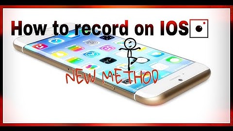 [NEW] How to record your screen on iOS 7/8 (No Jailbreak Required)