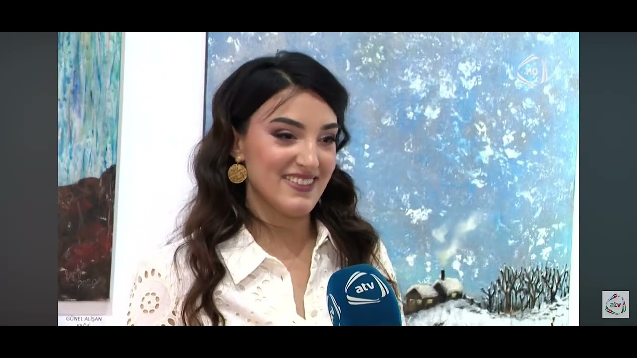 Gunel Alishan at TV program Atv show 