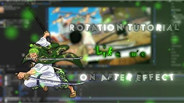 Tutorial: rotate like me (rotation edit) after effects tuto