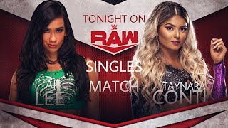 WWE 2k20 - RAW - Aj lee vs Taynara Conti-No.1 Contender for the raw women’s champion Hell in a cell