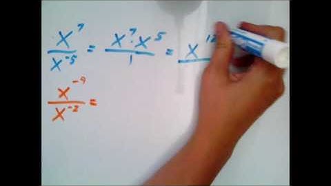 Quotient rule with negative exponents: Problem type 1