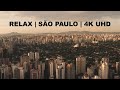 Relax Flying Over Sao Paulo Brazil | 4K UHD