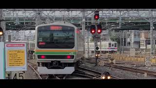 5月27日撮影 E231宇都宮線発車~651系 E231系入線まで 大宮にて