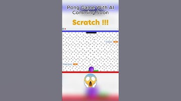 Scratch Pong Game With AI Demo, Tutorial Comming soon #scratchanimation #gamedevelopement #scratch