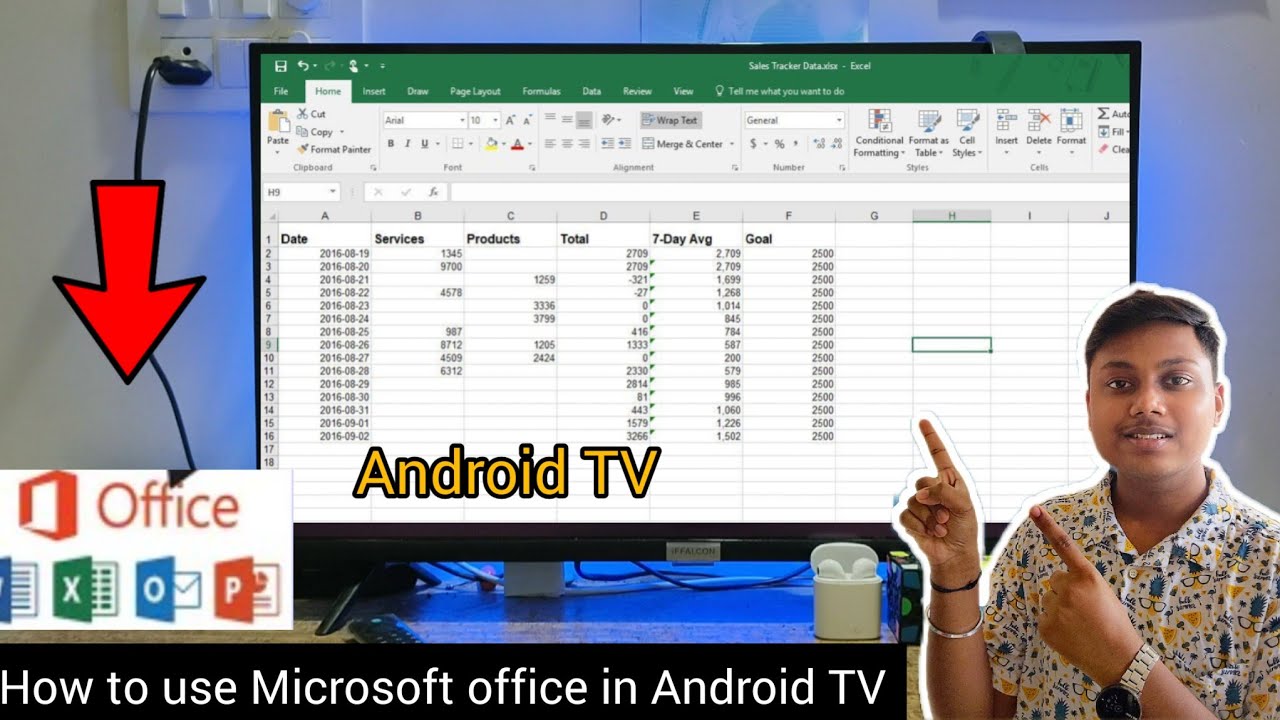 How to use Microsoft office in Android tv 2022 | Excel in Mi tv | Ms ...