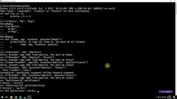 Learning Python 008: Function keyword arguments and variadic arguments