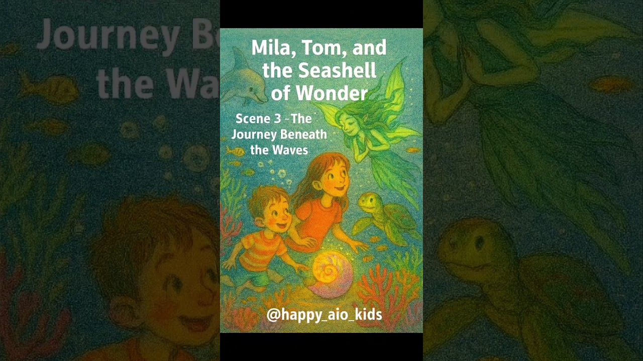 Mila&Tom Discover a Magical Seashell Kids Storytelling Adventure
