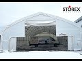 Storage tent euro gates modification for wide entrance by storex