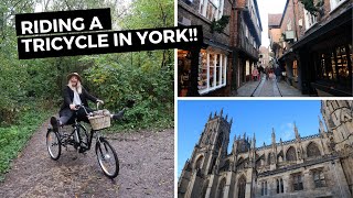 24 Hours in York England + Cycling with Jorvik Tricycles | Sophie's Suitcase