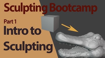 Blender Sculpting Bootcamp - Part 1: Intro to Sculpting
