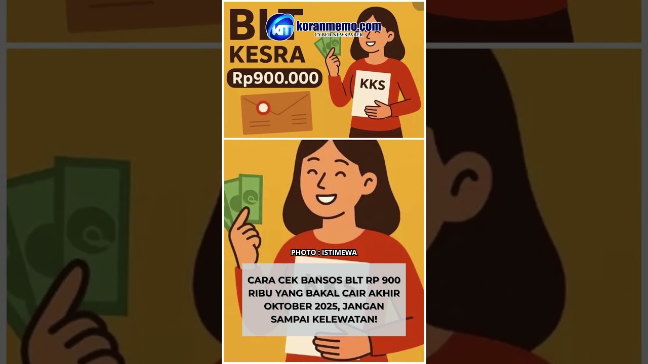 Cara Cek Bansos BLT Rp 900 Ribu yang Bakal Cair Akhir Oktober 2025, Jangan Sampai Kelewatan!