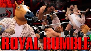 30 WRESTLERS IN ONE MATCH !?! EPIC 30 MAN ROYAL RUMBLE MATCH (WWE 2K16) screenshot 4