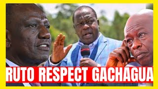 Ruto Respect Gachaguadr Fred Matiangi Says