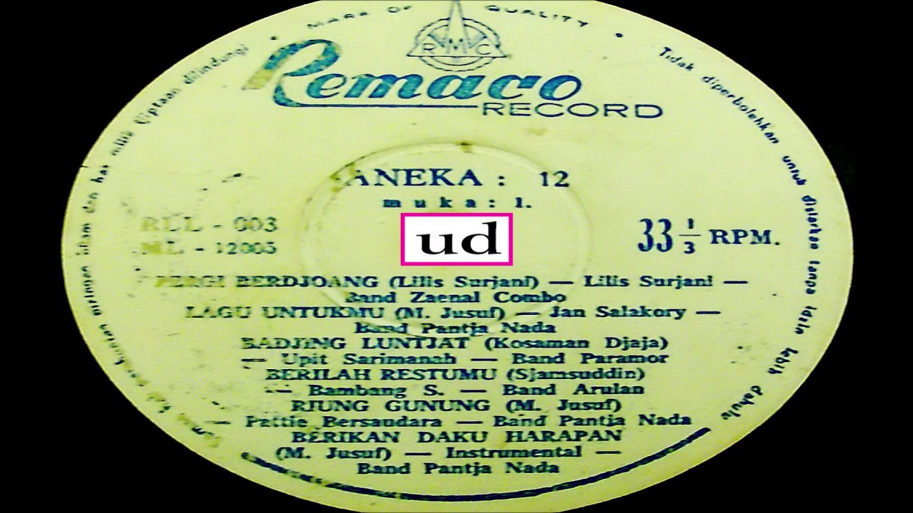 Band Pantja Nada - Berikan Daku Harapan (M. Jusuf) - Instrumental - 1966