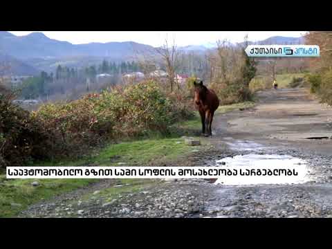 სოფელ სორმონის ამორტიზებული გზა