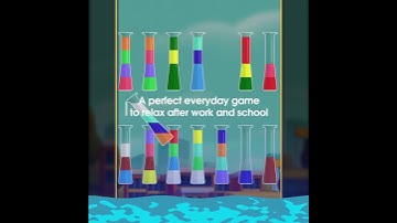 Water Sort Puzzle: Sort Color | Heal and chill with the ASMR sound of fresh water! #shorts