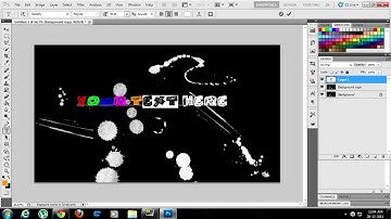 How to make a glowing text in Photoshop CS5
