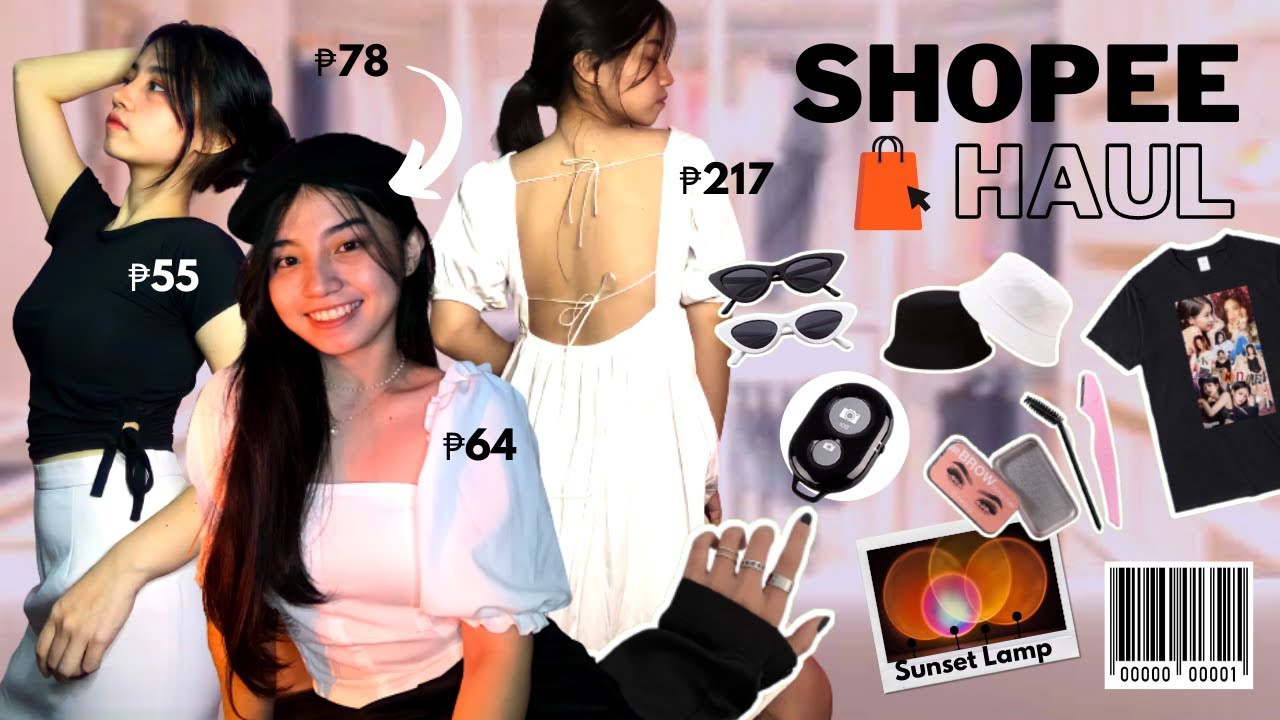 SHOPEE HAUL 🛒(affordable accessories, devices, tops, & dress) | Sheryl Gabay