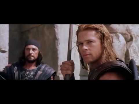 Troy Achilles's spear throw scene HD