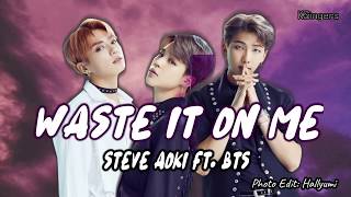 Steve Aoki ft BTS - Waste It On Me | SUB ESPAÑOL + ENGLISH | Color Coded Lyrics