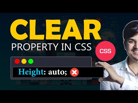 CSS Clear Tutorial in Hindi | parent div height auto not work proper in css | float error in css