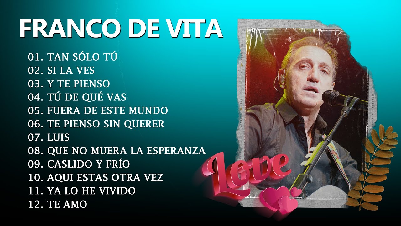 FRANCO DE VITA MIX EXITOS 2024 - Las Mejores Canciones De FRANCO DE