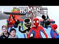 El Mas Fuerte del Mundo de Plastilina | Spiderman en Human Fall Flat | Juegos Karim Juega