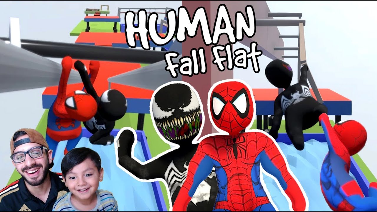 El Mas Fuerte Del Mundo De Plastilina Spiderman En Human Fall