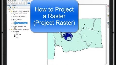 Project Raster | a GIS Video Tutorial by Gregory Lund