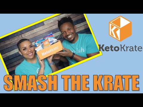 Smash the Krate | Trying everything in the August 2023 Keto Krate