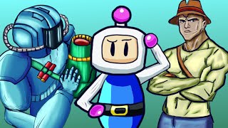 El ORIGEN REAL de Bomberman NES: Hudson Soft y el VรNCULO SECRETO con Lode Runner