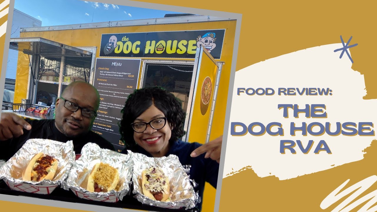 FOOD REVIEW 食品评论 THE DOG HOUSE RVA GOURMET HOT DOGS MUKBANG 穆邦