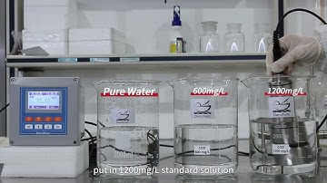 How to calibrate the chemical oxygen demand value through the controller？