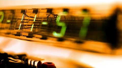 Golden Clock View Animation Motion Background Stock Video Footage Free For Editing