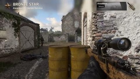 Call of Duty ww2 quick scope feed