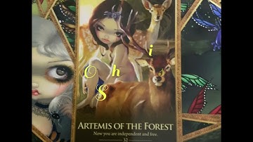 Learn Oracle Cards - Card 32 Artemis Of The Forest Oracle Of The Shapeshifters