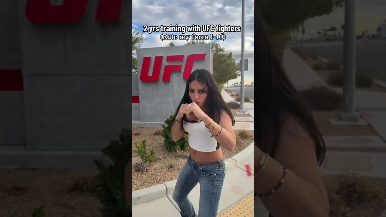 Rate my form 1-10! Shadowboxing in front of UFC office until Dana White signs me lol 