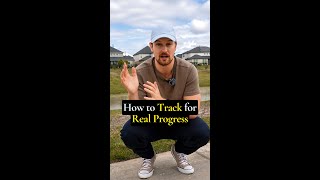 How to Track for Real Progress #shorts