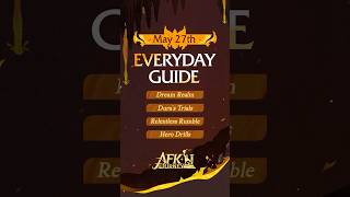 May 27th Everyday Guide!