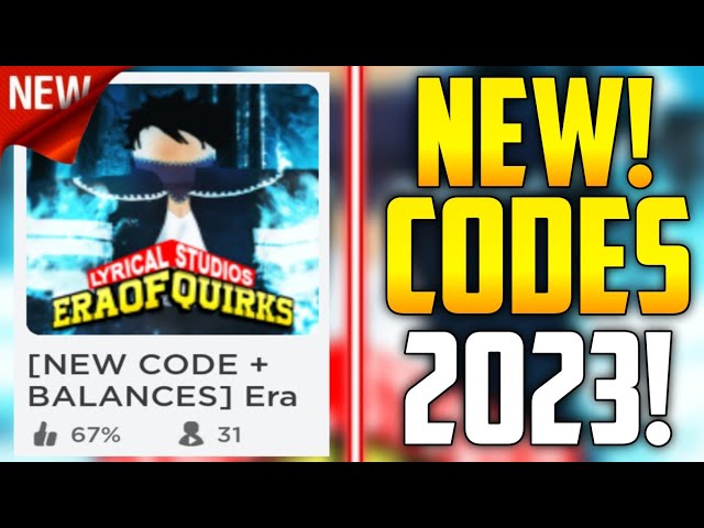 Era of Quirks Codes – New Codes! – Gamezebo
