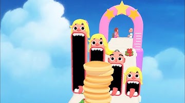 PANCAKE RUN - All Levels Gameplay Walkthrough Android, iOS v.2