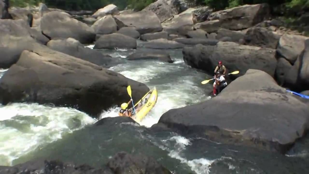 300 cfs - Fourth Drop of Lost Paddle Rapid (Tumble Home)