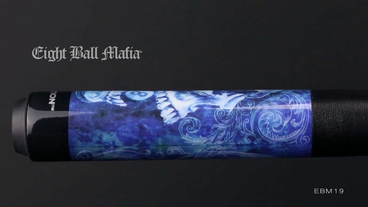 Eight Ball Mafia EBM19 Blue Stacked Skulls — Billiards.com, Inc